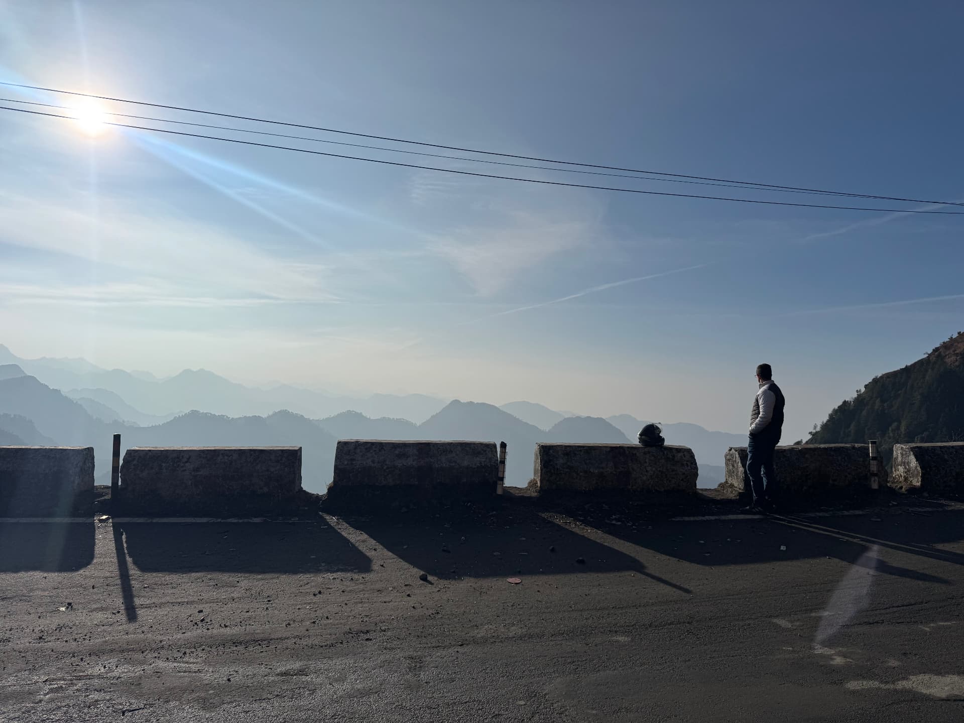 Mountain Contemplation - Taking in the endless layers of Himalayan peaks